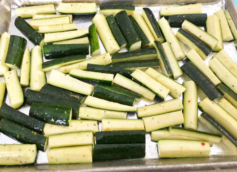 Easy Side Dish – Marinated Zucchini Spears