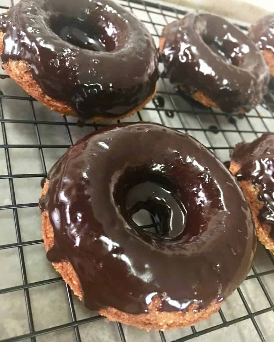 Grain-Free and Sugar-Free Chocolate Chip Donuts