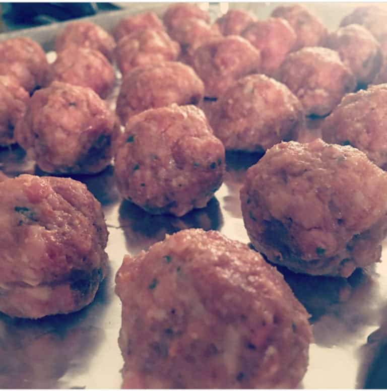 Simple Homemade Meatballs