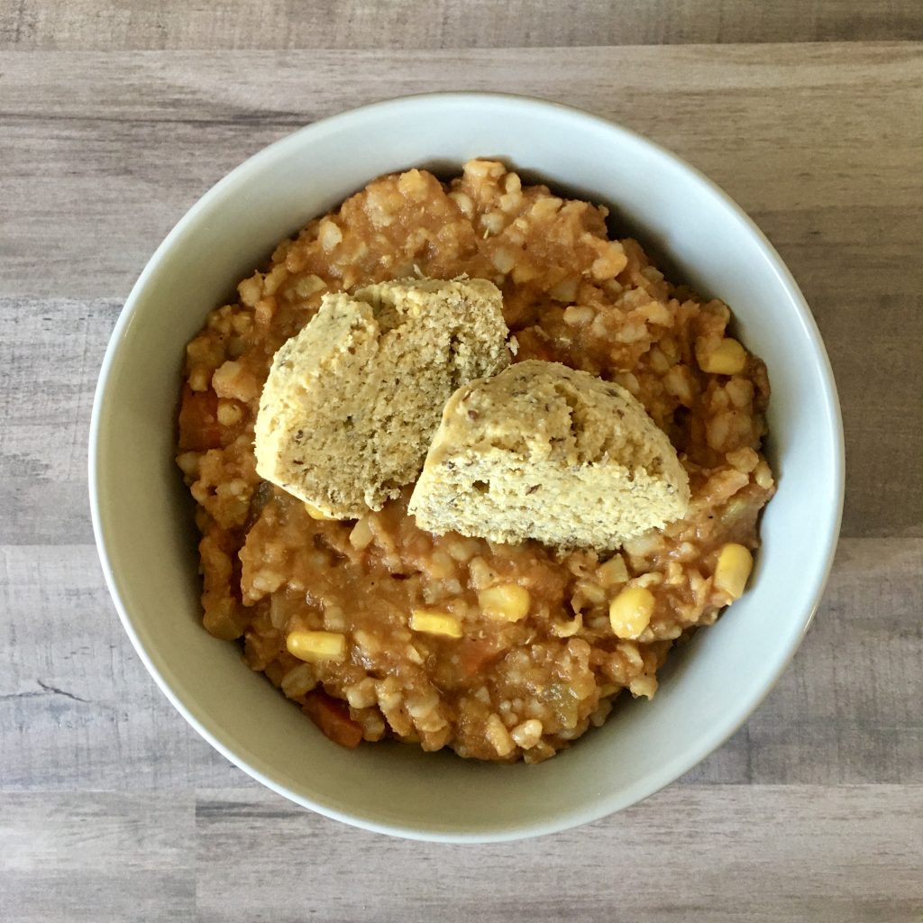 Red Lentil Soup with Brown Rice (Cheap)
