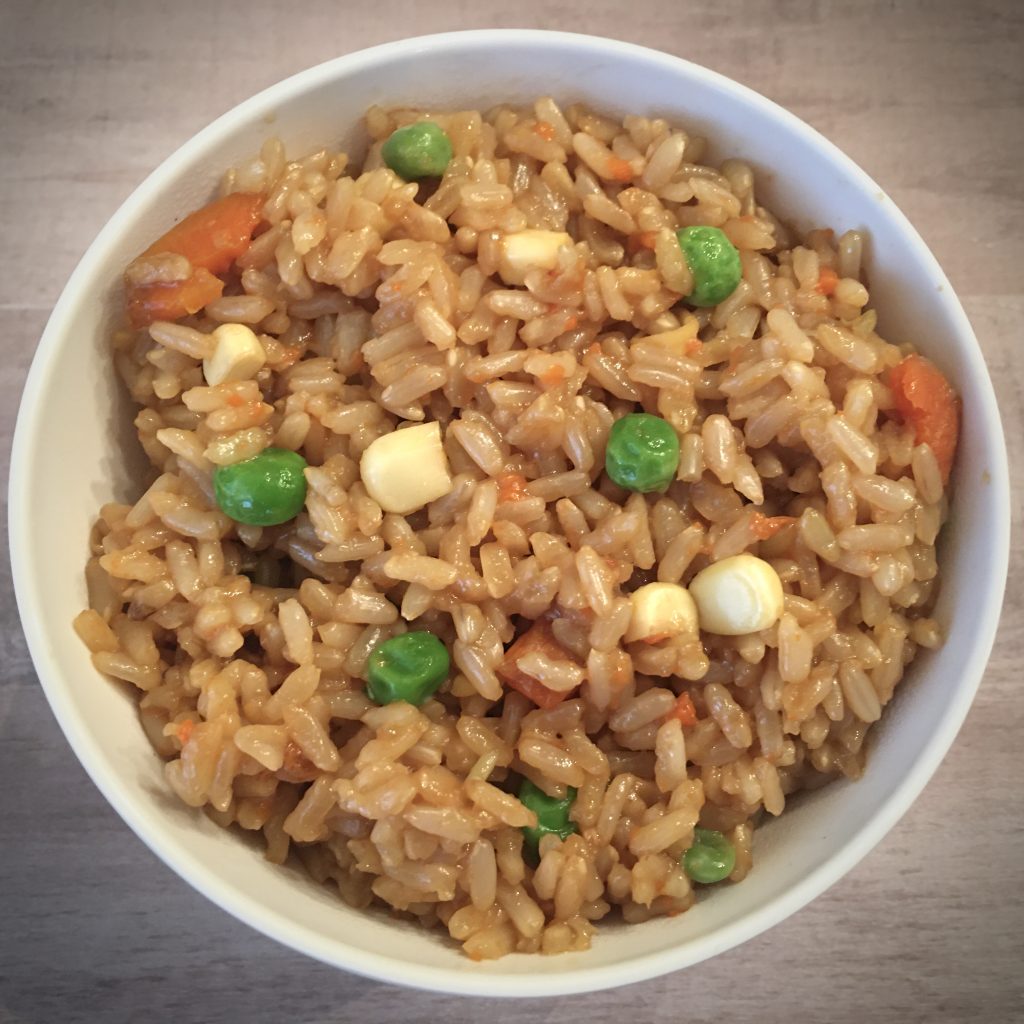 Instant Pot Fried Brown Rice