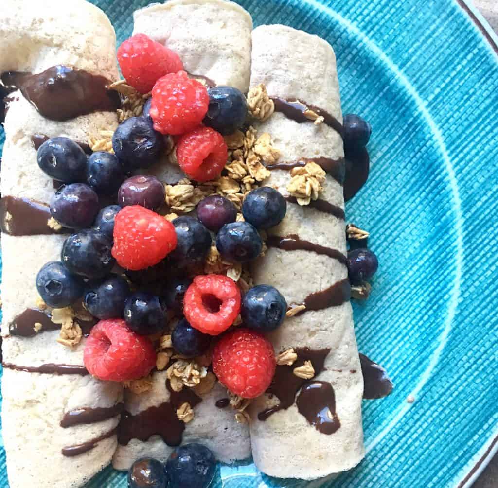 Oat Flour Crepes