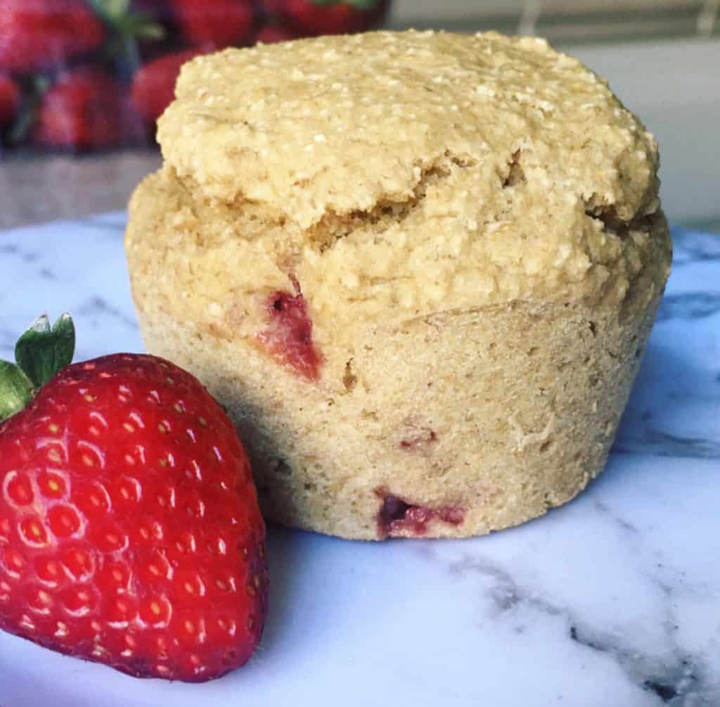 Strawberry Oatmeal Muffins