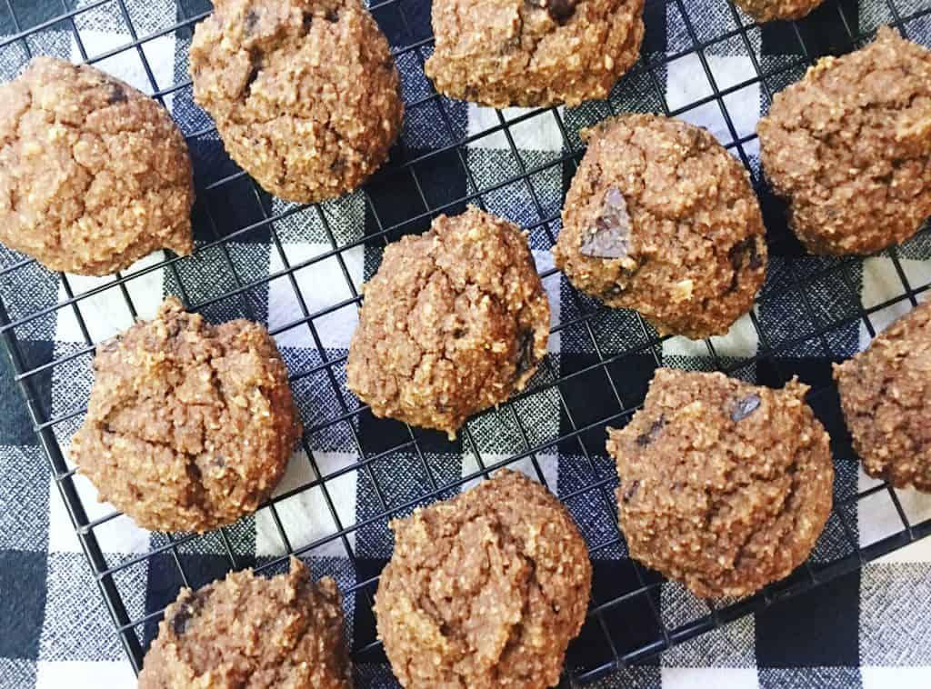 Pumpkin Chocolate Chip Cookies with Oat Flour