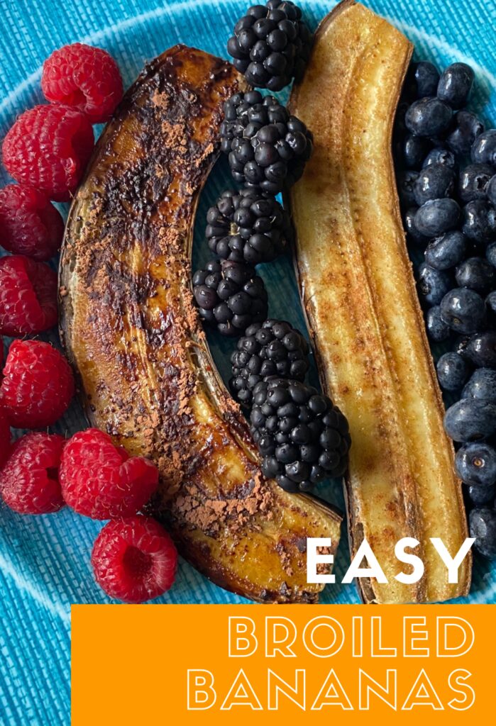 Aimee from Homemaker on a Budget shares an easy and healthy broiled banana dessert that anyone can make at home.