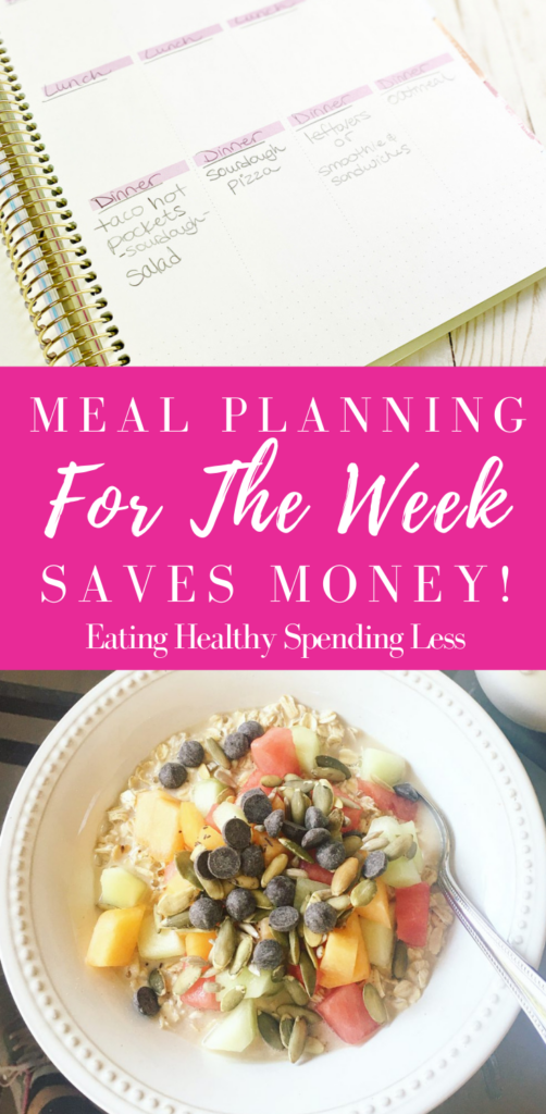 meal planning makes the week better