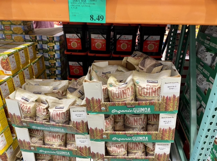 organic quinoa sold at costco