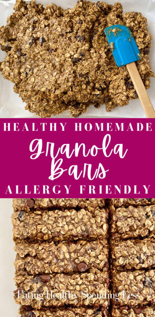 healthy homemade granola bars allergy friendly