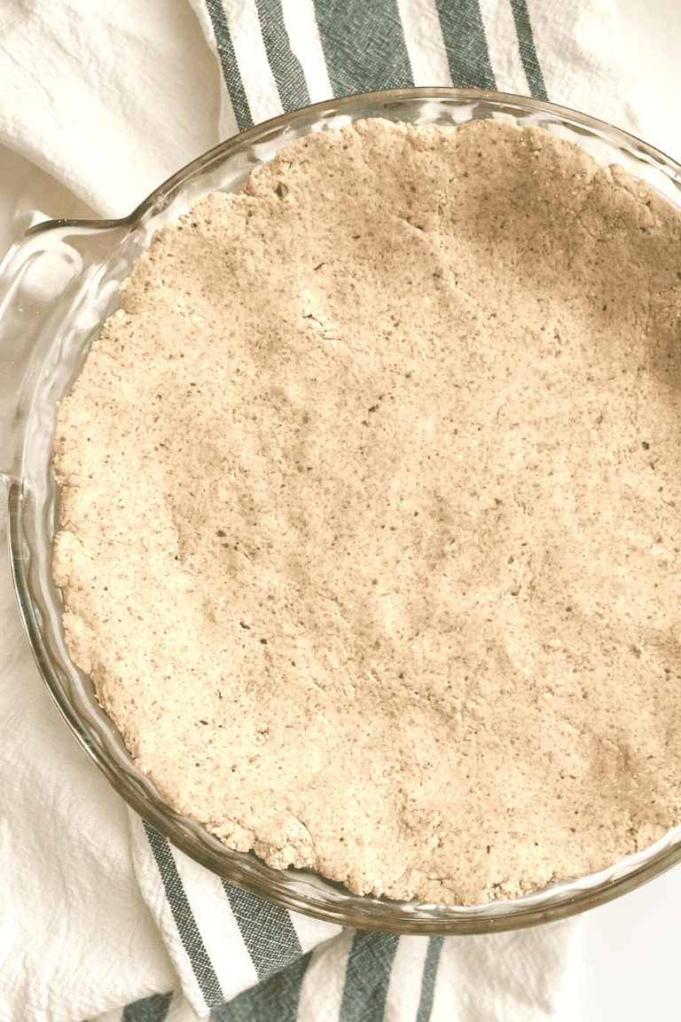 Best Oatmeal Pie Crust Recipe (No Butter or Oil)