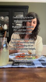 It’s too stressful to try and be perfect, and I’m far from that. Instead, I prioritize a few things that are super important to me and the rest has to just fall naturally into our lifestyle. The beauty of it all, we create our lifestyle. 

Here’s what actually changed our health and home after I beat cancer:

1. Cooking at home more than eating out.
2. Keeping ingredients simple, and as close to God made.
3. Starting the day with 2 cups of water before coffee or tea.
4. Walking outside every night after dinner.
5. Keeping our home calmer and less overstimulating, no video games.
6. Opening the windows, getting sunlight, and spending more time outside.
7. No electronics an hour or 2 before bed.

Bonus: I do prioritize homemade sourdough bread, and that’s been an absolute game changer for our health the past 6 years! Comment BREAD to learn more! My husband had the worst gluten sensitivity and sourdough is now all he eats. All my recipes are long fermented ❤️