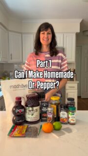 I asked ChatGPT to help me create a homemade Dr Pepper recipe using healthy ingredients with the same punchy goodness of soda.

Because as a 2-year cancer survivor, I want that high fructose corn syrup junk out of my home ❤️

We got close, but we’re not there yet!

The flavors we’re working with are:
Cherry juice
Pomegranate juice
Coconut sugar (changing this)
Cinnamon, ginger, nutmeg, allspice (changing these up)
Almond and vanilla extract

Have you nailed a soda recipe? Let me know!