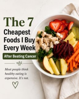 Some of the most powerful foods I eat every week are also some of the cheapest:

✔️ Beets
✔️ Carrots
✔️ Frozen berries
✔️ Beans
✔️ Wild salmon
✔️ Onions
✔️ Apples

These simple foods help me feed my family of 6 on a budget while focusing on long-term health.

Healing isn’t built from perfection. It’s built from small choices repeated over time. 

Comment FOOD and I’ll send you the list of foods I eat daily after beating cancer! Comes with a free printable.

Which of these foods do you already keep in your kitchen?

Save this post for your next grocery trip. 💚

#homemakeronabudget #antiinflammatorydiet #healthyeating