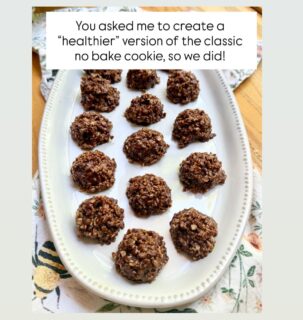 Healthy No Bake Cookies - did you know there was such a thing? We swapped the ingredients with better quality pantry ingredients to create this epic treat!
Comment COOKIE for the recipe!
Remember, treats should be eaten sparingly! We still enjoy them, but we do not eat them every day. It’s not necessarily about moderation, but creating better habits and eating the foods that God called good!