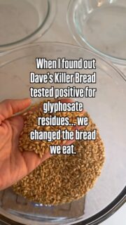 We used to buy Dave’s Killer Bread for school lunches because we thought it was one of the healthiest options on the shelf and the easiest.
Then I started digging deeper after Florida posted the results to its glyphosate test on several popular bread brands, and I was shocked that organic bread had glyphosates! My husband looked at me and said “please fresh mill and make all our bread.” So, that’s what we do now and it’s been amazing!
Freshly milled whole grains, simple ingredients, natural fermentation, and bread I feel good about serving my family.
Comment FRESH for my recipe and learn how to make our favorite bread!
Comment MILL for my favorite grain mill! This one uses stainless steel burrs to grind the grain - that’s what you want!
