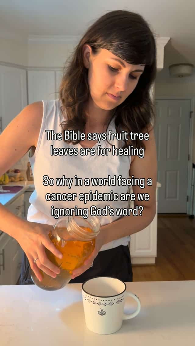 As someone who’s walked through cancer, this verse hits differently. “Their fruit will serve for food and their leaves for healing.” Ezekiel 47:12 (and it’s mentioned 2 other times in Scripture) Scripture reminds us that God designed nature with healing in mind. Healing isn’t just medical. It’s spiritual, intentional, and deeply rooted in God‘s wisdom.

Ever since I learned of this concept, I have been implementing it into my daily routine. I drink fruit leaf tea every day, and it’s so easy to do. Fruit leaves are much higher in antioxidants, supporting our bodies to bring us back into balance!

Comment FRUIT for my recipe and links to the tea I drink.

This recipe is also used when someone in our home feels sick. My kids drink it too!

*FOR INFORMATIONAL PURPOSES ONLY, NOT MEDICAL ADVICE

#naturalhealthtips #cancerhealing #homemakeronabudget