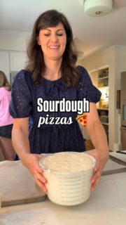 These little sourdough pizzas are one of my FAVORITE things to keep in the freezer for my kids school lunches. 🍕🙌🏼 Every Friday I send the kids to school with pizza.
There’s a reason I choose sourdough.
During fermentation, the wild yeast and beneficial bacteria begin breaking down some of the carbohydrates and proteins in the flour. Fermentation also reduces phytic acid, which can improve the availability of certain minerals and make sourdough easier for some people to digest.
I par-bake the crusts, add the toppings, and freeze them. When the kids need a quick lunch, they grab one, pop it in the toaster oven, and finish baking it until the cheese is gooey and delicious!
Homemade convenience food that starts with fermentation. That’s a win in my book!
Comment BREAD and I’ll send you a link to my sourdough cookbook with 40 simple recipes your family will love. 🍞🤍