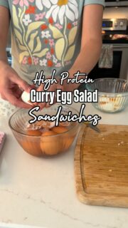 Comment CURRY and I’ll send you the recipe! Not a fan of curry, just omit it! The recipe is SO GOOD either way!

Swapping mayo for cottage cheese adds a different element to this recipe and I’ll never go back! 

After beating cancer I vowed to NEVER buy lunchmeat again. It’s a class one cancer-causing carcinogen! Get creative, and there’s so many other sandwich options out there.

I buy ALL my eggs local through farmer’s markets and neighbors. If you are able, do the same! Store bought eggs aren’t very tasty when you’ve had fresh.

#eggsaladsandwich #cancersurvivor #homemakeronabudget