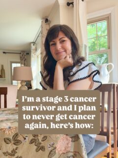 As a cancer survivor, the fear of it coming back is real. But I believe in giving my body the nourishment and care it needs to thrive.

Follow these 6 tips to staying cancer free!

Comment FOOD for a list of foods I eat every day to give my body the optimal chance of never getting cancer again.

Comment SWAPS for my free non-toxic home guide, it is updated regularly with even more information.

Comment REBOUND for my favorite affordable rebounder on Amazon!

🗣️ Hit that FOLLOW button for more healthy recipes and tips!