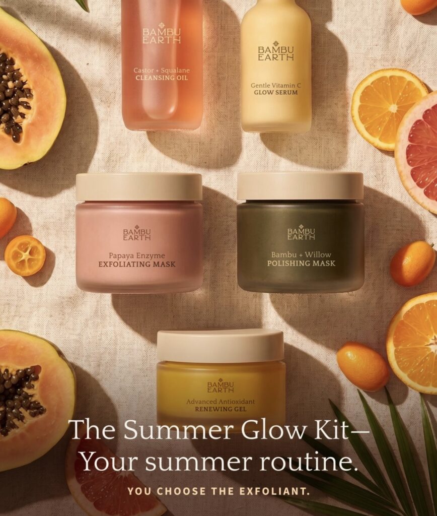 Best non-toxic skincare is Bambu Earth