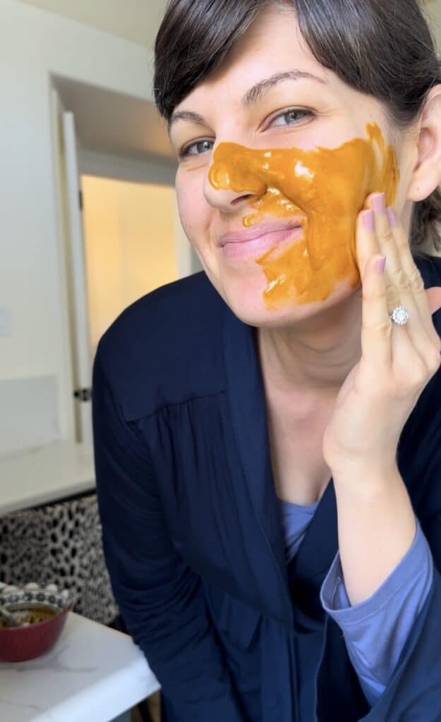 aimee guess from homemaker on a budget makes diy face masks with pantry ingredients