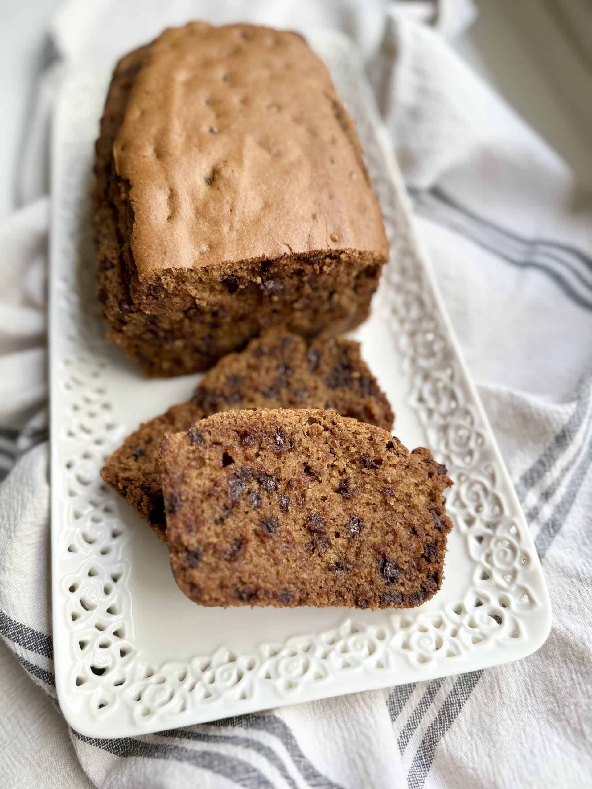 Brown Butter Chocolate Chip Loaf Cake