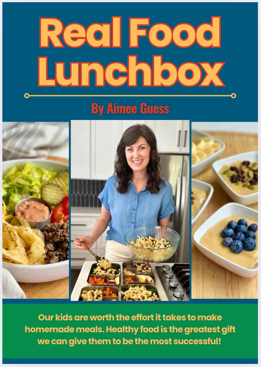 Aimee from Homemaker on a Budget Lunchbox cookbook