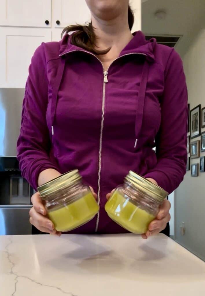 Aimee from Homemaker on a Budget shares her own 2-ingredient homemade Vaseline recipe. 