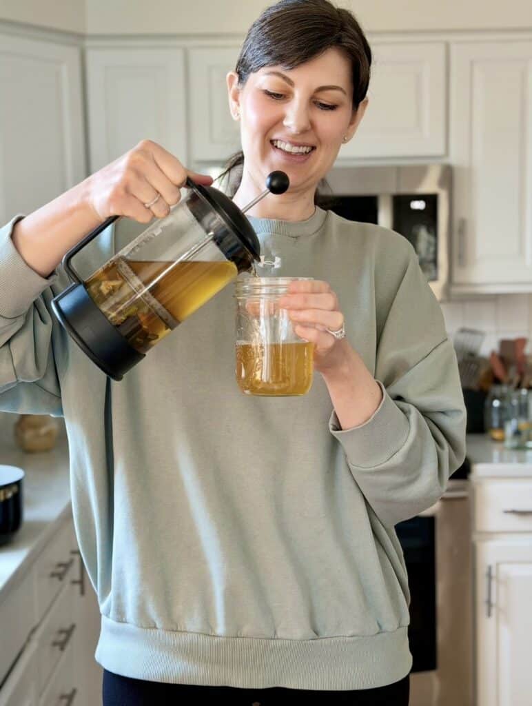 aimee guess drinking fruit leaves for healing