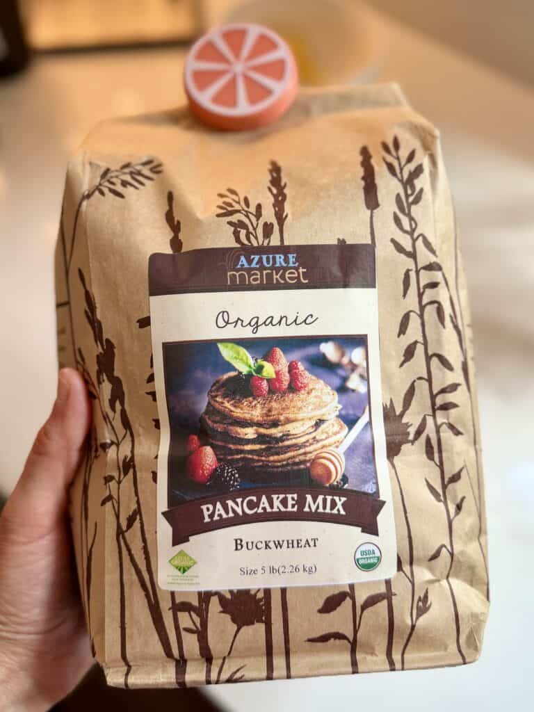 Aimee from Homemaker on a Budget shares her favorite organic pancake mix for making muffins. 