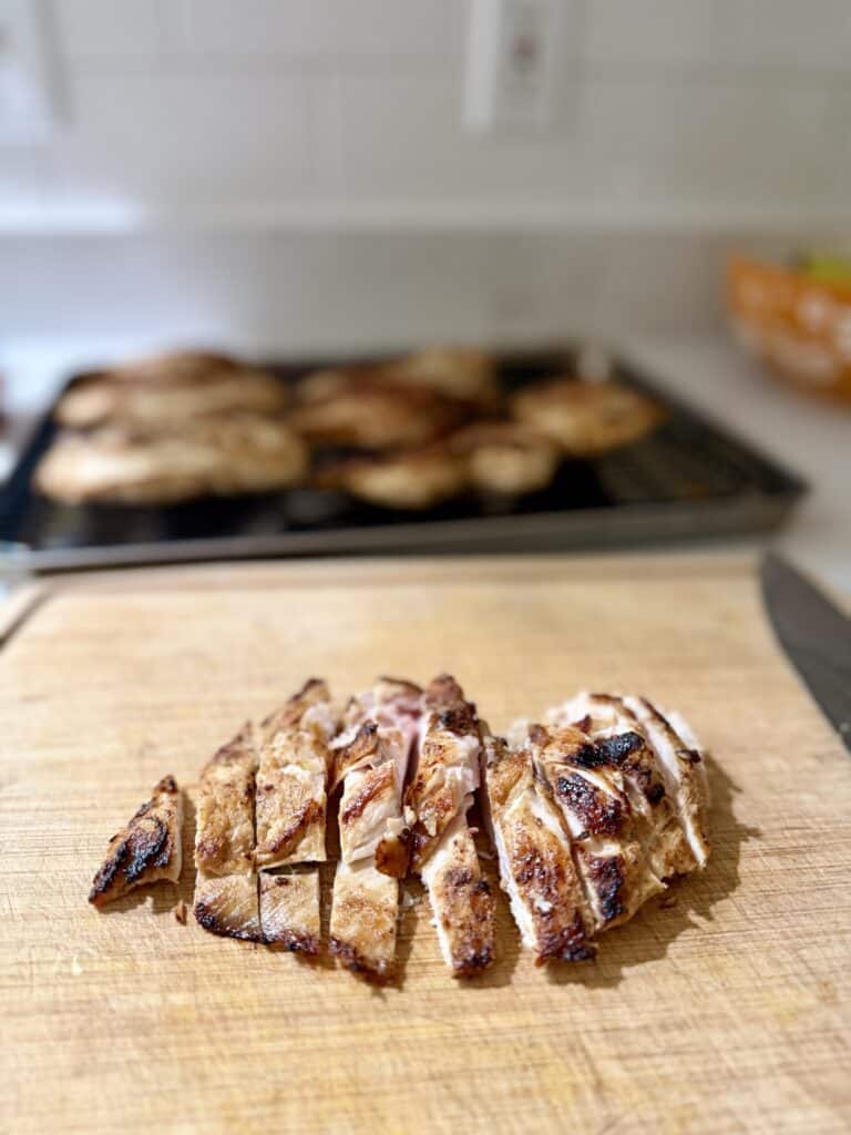 grilled chicken in apple cider vinegar marinade