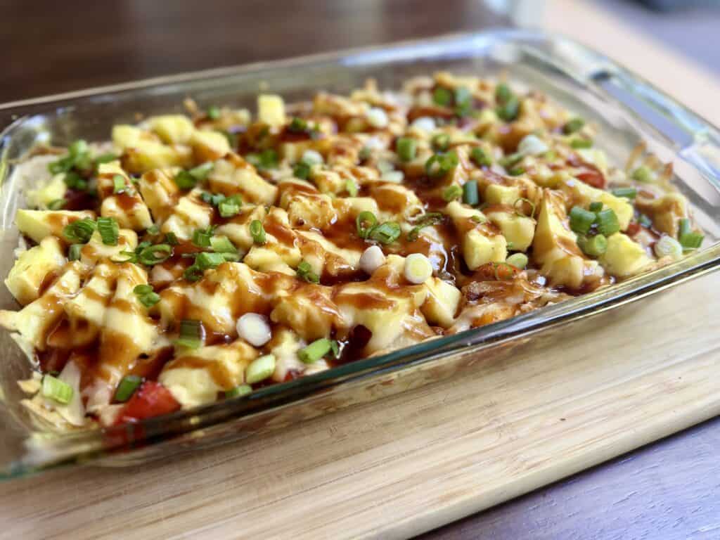 Aimee from Homemaker on a Budget showcases a family favorite: Hawaiian Chicken Bake or chicken with pineapple. 