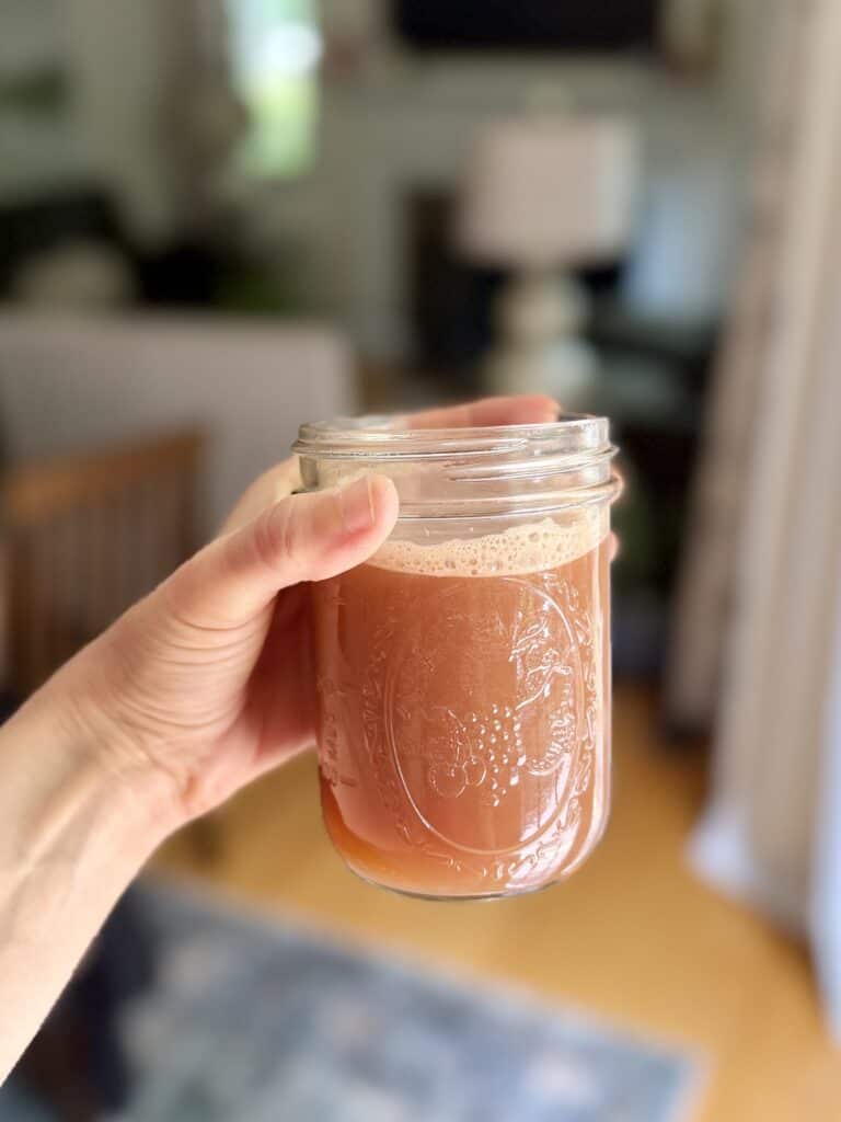 Aimee from Homemaker on a Budget shares a refreshing summer juice recipe: cucumber watermelon juice. 