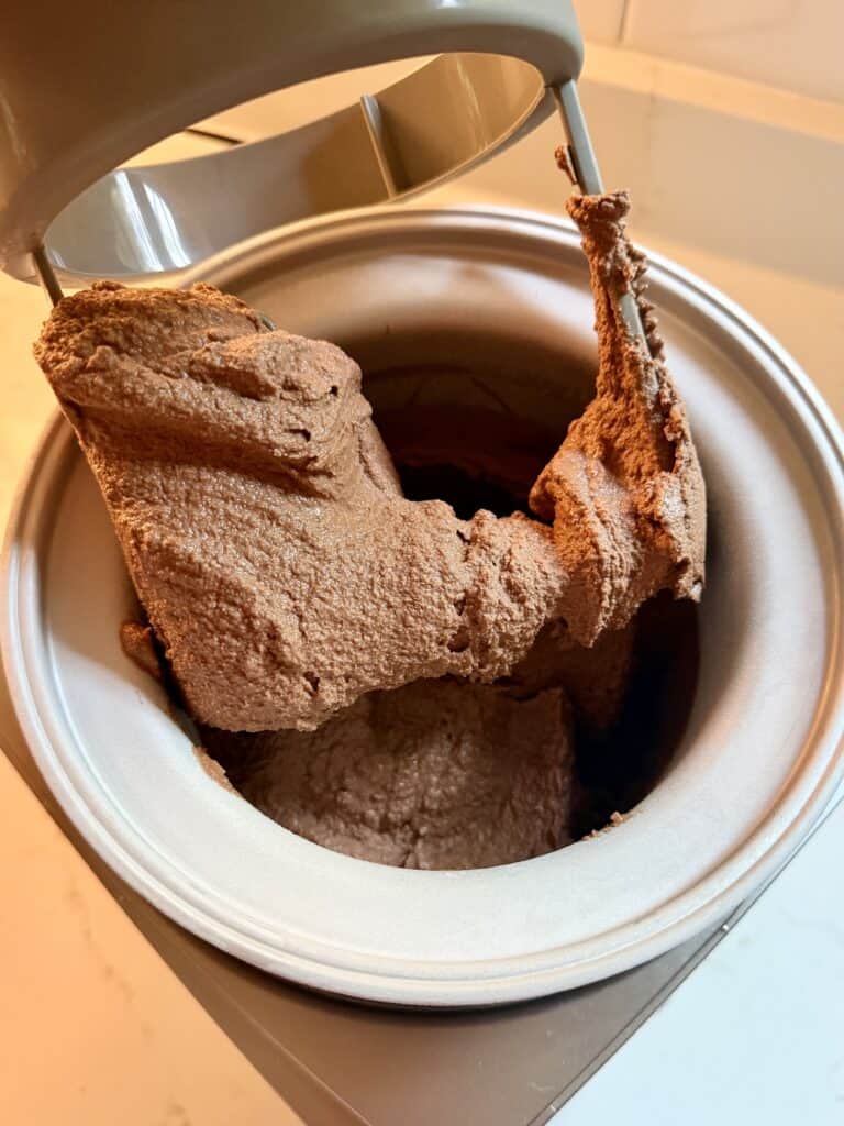 Cold, creamy, and delicious homemade ice cream that is easy and dairy-free! Aimee from Homemaker on a Budget serves up 3-ingredient chocolate coconut ice cream.
