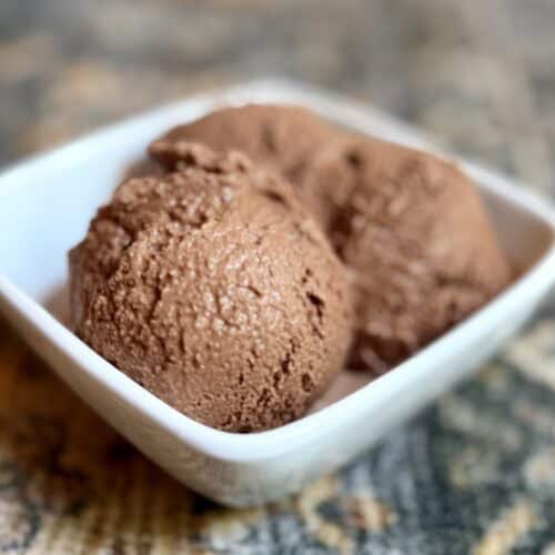 Aimee from Homemaker on a Budget shares a refreshing chocolate coconut ice cream recipe with only 3 ingredients and dairy free!