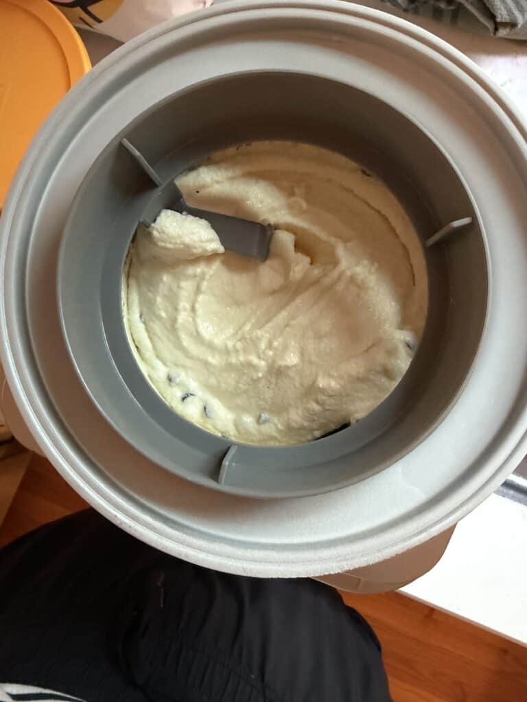 Aimee from Homemaker on a Budget shares her 4-ingredient homemade vanilla ice cream recipe using a Cuisinart ice cream maker machine. 