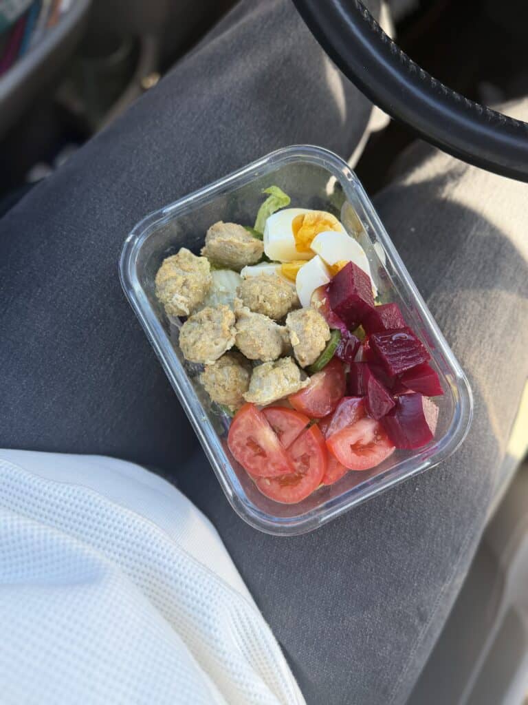 chicken meatball salad on R3 weight loss plan